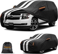 Multi-Layer Car Cover for Chevrolet Tahoe 2007-2026, 100% Waterproof, Heavy Duty picture