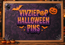 HALLOWEEN VIVZIEPOP PINS - Halloween pins from HAZBIN HOTEL & HELLUVA BOSS picture