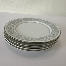 Vintage Set of 4 Imperial China Whitney 5671 Bread & Butter Plates 6.5