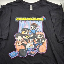 Rare Anamanaguchi Band Member Gift Funny Black Shirt S to 5XL picture