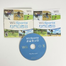 Wii Sports (Nintendo Wii, 2006) CIB Slip Case Manual Game Disc - Good Condition picture