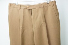 Zanella Sartoriale Chris Brown Woven 100% Wool Mens Pants Trousers Sz 52 EU NEW picture