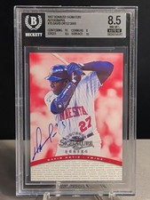1997 Donruss Signature David Ortiz Auto /3900 RC BGS 8.5 Blue Ink picture