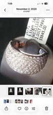 14K White Gold 2.00CT Diamond Pave Band Ring picture