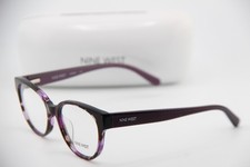 NEW NINE WEST NW 5079 518 PURPLE HAVANA AUTHENTIC FRAMES EYEGLASSES 50-17 picture