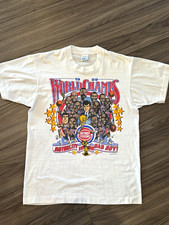 Salem Sportswear Detroit Pistons 1989 World Champs Bad Boys NBA Shirt L White picture