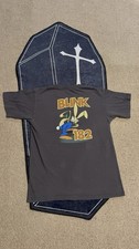 Vintage Blink 182 Dude Ranch Rabbit 1997 Rock Band Gray Large Graphic Shirt 90's picture