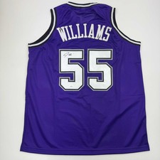 Autographed/Signed JASON WILLIAMS Sacramento Purple Jersey PSA/DNA COA Auto picture