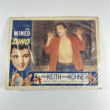 1957 DINO Original Movie Lobby Card Sal Mineo Brian Keith Susan Kohner Vintage picture