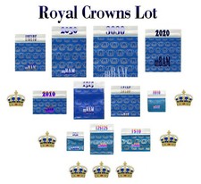 200 ROYAL CROWNS LOT Apple Zip Baggies Includes 3.0x3.0