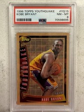 1996-97 Topps Youthquake - Kobe Bryant #YQ15 Special Insert Rookie Card PSA 8 picture