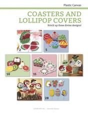 Leisure Arts Coasters & Lollipop Covers Bk picture