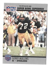 1990 Pro Set Super Bowl Silver Anniversary Gerry Mullins #67 Pittsburgh Steelers picture