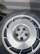 1986 Corvette Wheels And Tires Pretty Good Shape No Rash Need Polished picture