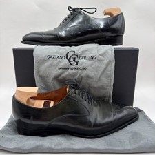 Gaziano & Girling Strands Deco Last Green Leather Oxford Shoes UK 9.5 US 10.5 picture