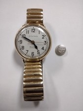 Bulova 214 Accutron mens wristwatch Running 10K gold filled bezel. picture