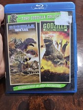 Toho Godzilla Blu-Ray Double Feature Tokyo SOS & Final Wars Collection Used Nice picture