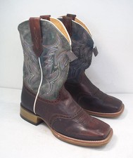 CODY JAMES MEN'S 10.5 D BROWN PERFORMANCE COWBOY BOOTS SQUARE TOE picture