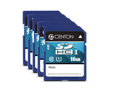 Centon Electronics SDHC Memory Card UHS-I Full HD Video Storage 16GB 5 Pack picture