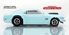 AFX Mega G+ '70 Ford Mustang Boss 429 Pastel Blue HO Slot Car 22133 NEW RELEASE picture