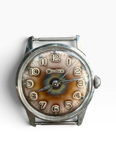Vintage 1950 Bulova waterproof Men's Watch - Beautiful Patina picture