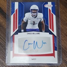 SAGE 2024 HIT High Series Chase Williams RC Auto Autographs Red #A-CW2 picture