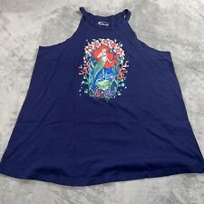 Torrid Tank Top Womens Size 0X Disney's The Little Mermaid Navy Blue New picture