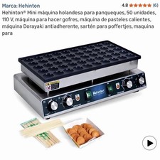 Hehinton Mini Dutch Pancake Electric Waffle Iron Nonstick 50 Units picture