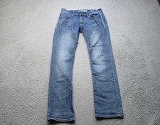 BKE Jean Men 32 Blue Carter Straight Buckle Denim Western Cowboy picture