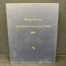Human Events The National Conservative Weekly Newspapers 1982 (Jan-Dec) picture