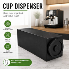 Hakka Commercial Cup Holder Beverage Dispenser Countertop Cup Organizer 1 Pack picture