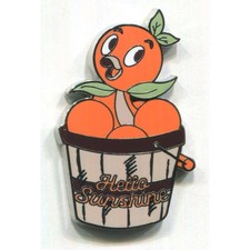Disney Pins Orange Bird Hello Sunshine Epcot Flower & Garden Limited Release Pin picture