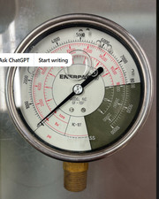 Enerpac GF510P Hydraulic Force & Pressure Gauge 10,000 PSI 4” RCS502 RCS1002 picture