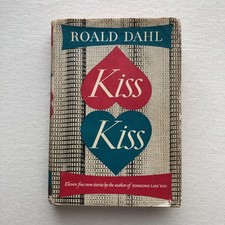 Vintage 1960 Kiss Kiss Roald Dahl HC Short Stories Borzoi 1st Ed Knopf DJ Book picture