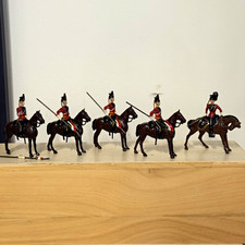 W. Britain Set No. 33 16th/5th Lancers Lead Cavalry Toy Soldier Set w/ Box 1940 picture