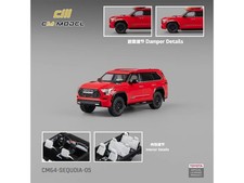 2024 TOYOTA SEQUOIA SOLAR RED 1/64 DIECAST MODEL BY CM MODEL CM64-SEQUOIA-05 picture