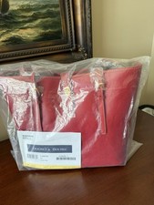 Dooney and Bourke Florentine Dover Tote NWT Red picture