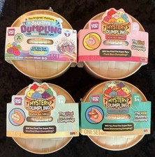 RMS The Original Mystery Dumpling Lot Of 4 Stuffed Bun/Pork Bun/Gold/Confetti picture