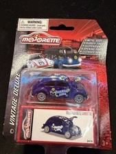 2023 MAJORETTE Vintage Deluxe VOLKSWAGEN BEETLE SUMMER TIME Purple With Box picture