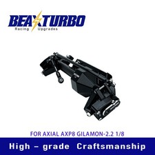 BeaxTurbo CNC Alu7075 Front Axle housing& links Kit For Axial AXP8 Gilamon black picture
