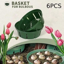 6x Flower Bulb Baskets Planting Containers Easy to Use Versatile Lightweight picture