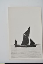 Sailing Barge Memory Boat Ship Outside Sheerness Kent 1954 VTG Photo picture