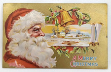 John Winsch W J Thompson Christmas Postcard Santa Claus Antique 1910s Unposted picture