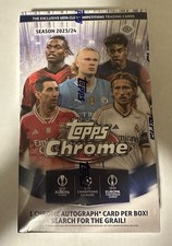 2023-24 Topps Chrome UEFA Club Competitions Hobby Box 🔥🔥🔥🔥🔥🔥🔥 picture