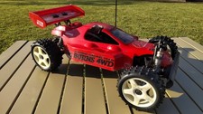KYOSHO Turbo Burns 1/8 RC Buggy Restore Disassembled Cleaned Vintage RC picture