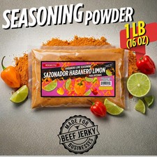 Habanero Seasoning Powder 1 LB – Spicy Chili Blend for Corn, Snacks, Beef Jerky  picture