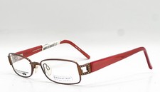 NEW MANHATTAN 53171 010 BURGUNDY AUTHENTIC EYEGLASSES 51-17 picture