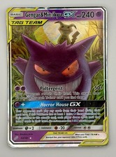 Pokémon TCG Card Gengar & Mimikyu GX TAG TEAM 53/181 English - Damaged picture