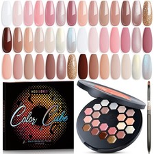 Modelones Gel Nail Polish Set, 21 Colors Ultimate Neutral Collection Solid Gel picture