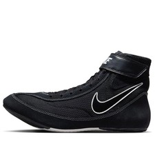 Nike SideSweep VII Wrestling Black White Sneakers 366683-001 Mens Size picture